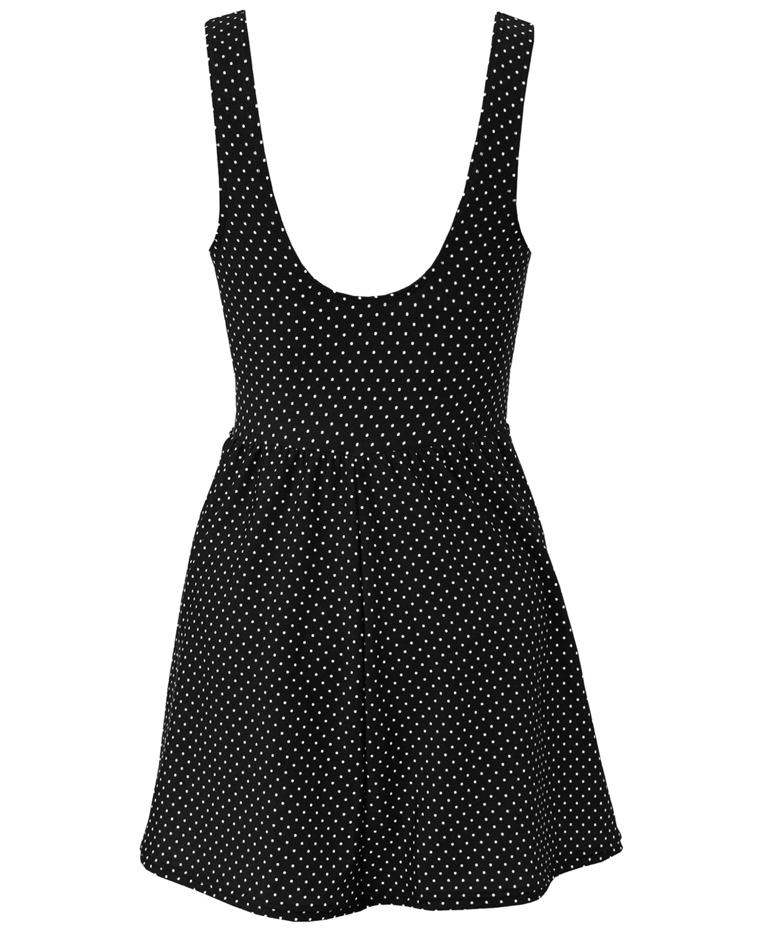 Plus Size Allover Slimming Pin-Point Marais Swimdress