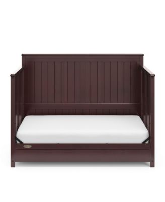 Hadley 5-in-1 Convertible Crib with Drawer (White) –Crib with Drawer Combo