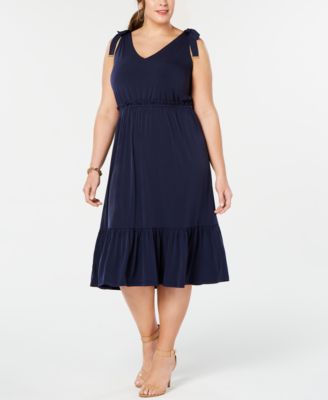 macys michael kors plus size dresses