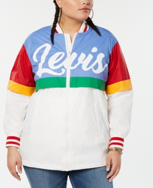 Levi's Trendy Plus Size Colorblocked Bomber Jacket