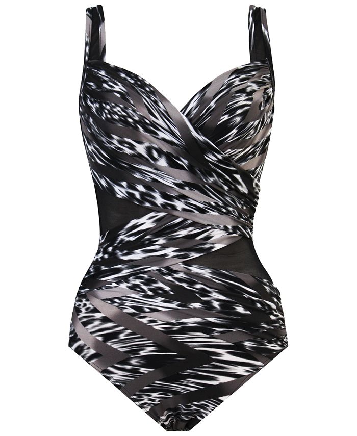 Miraclesuit Feline Fixation Madero Printed Underwire Allover-Slimming ...