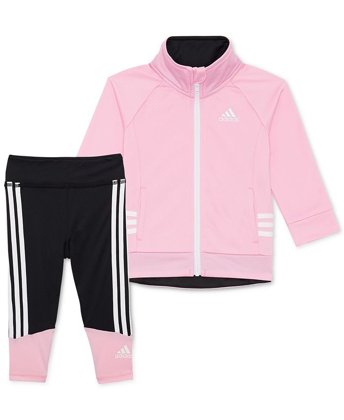 adidas Toddler Girls 2-Pc. Running Jacket & Leggings Set - Macy's
