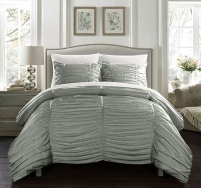 Chic Home - Kaiah 7-Pc. Queen Bed In a Bag Comforter Set