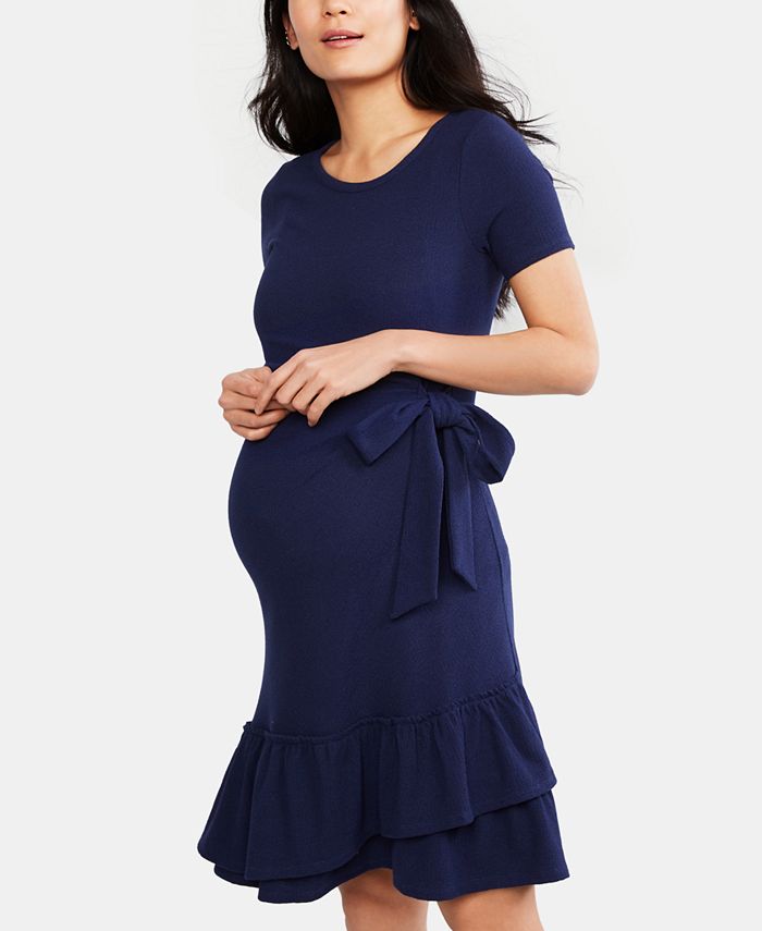 A Pea in the Pod - Maternity Ruffled Dress