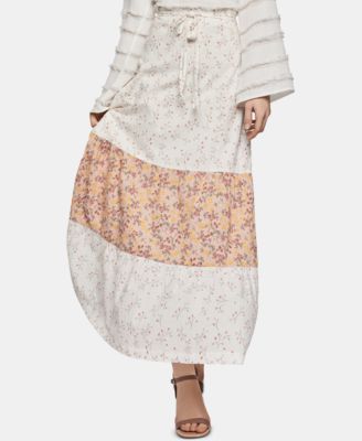 BCBGeneration Floral-Print Maxi Skirt 