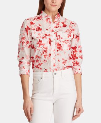 Lauren Ralph Lauren - Floral-Print Cotton Shirt