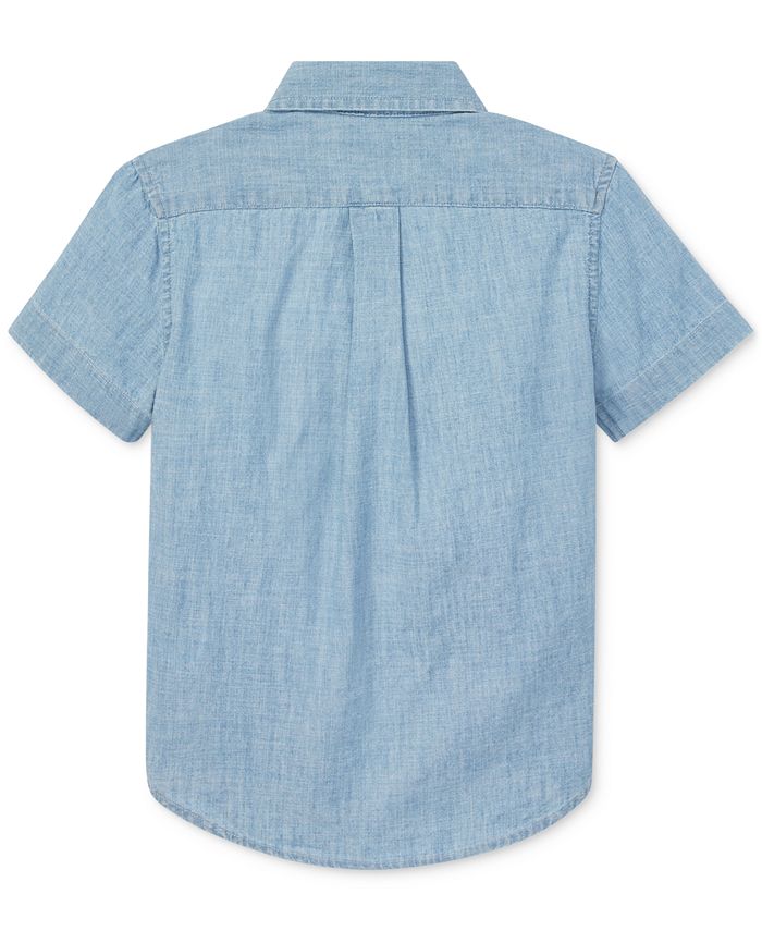 Polo Ralph Lauren Toddler Boys Cotton Chambray Shirt - Macy's