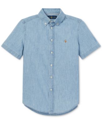 Polo Ralph Lauren - Big Boys Cotton Chambray Shirt