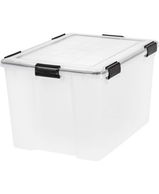 74 Quart WeatherPro Storage Box, Clear