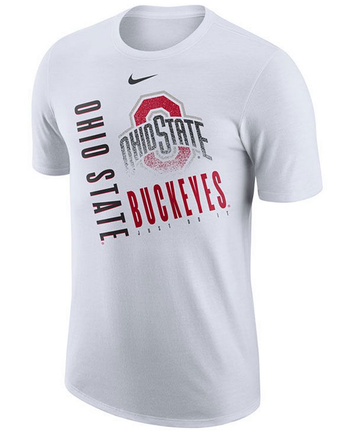 Nike Men's Ohio State Buckeyes Dri-Fit Cotton Just Do It T-Shirt - Macy's