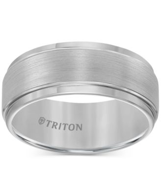 Men's  Ring, Tungsten Carbide Comfort Fit Wedding Band 9mm Band 