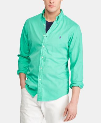 polo ralph lauren slim fit twill shirt