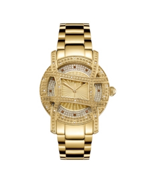 image of Jbw 10 Yr Anniversary Women-s Olympia Diamond (1/5 ct.t.w.) 18K Gold Plated Watch