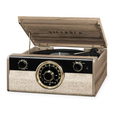 Victrola wood metropolitan on sale Bluetooth record player