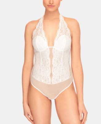 lace halter bodysuit