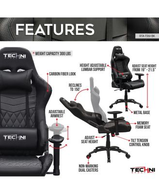Techni Sport TS-5100 Ergonomic Video Gaming Chair