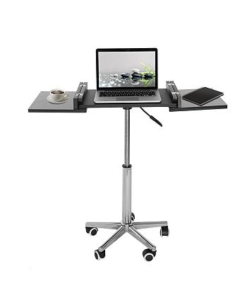 RTA Products - Techni Mobili Folding Table Laptop Cart, Quick Ship