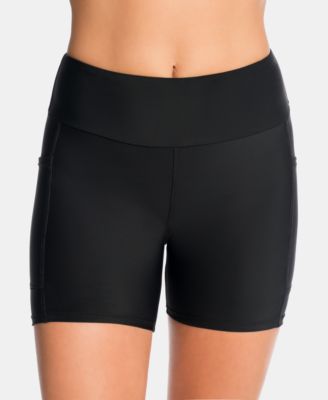 Swim Solutions Thigh Minimizer Swim Shorts Created for Macy s Macy s