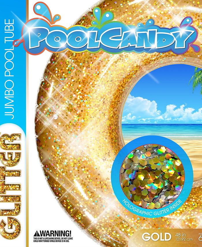 pool candy glitter tube