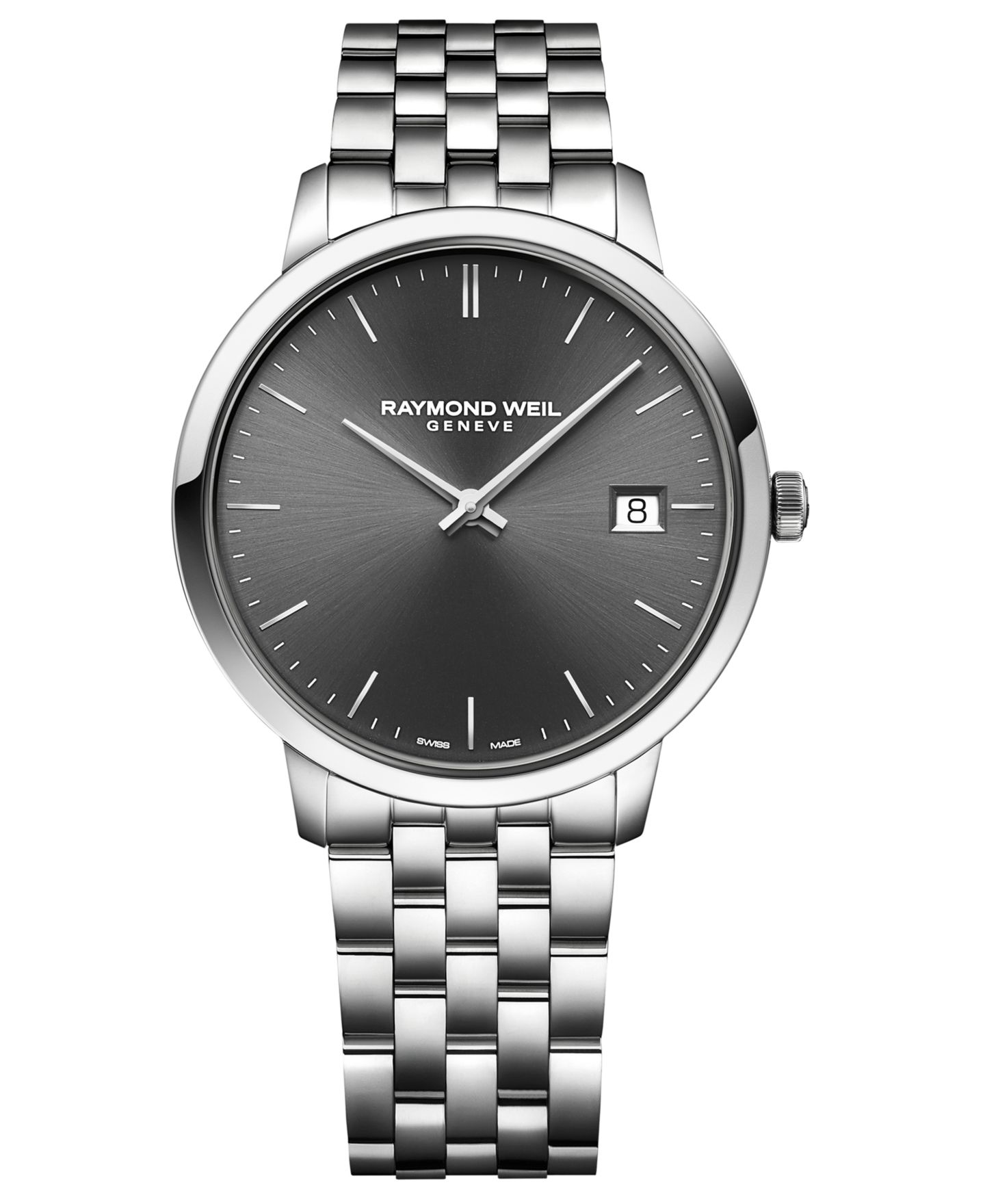 Мужские часы Raymond Weil Swiss Toccata на стальном браслете, 42 мм — фото 1