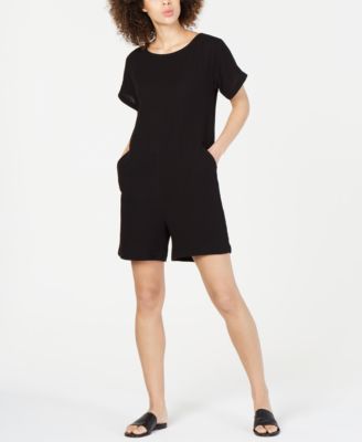 cotton shorts romper