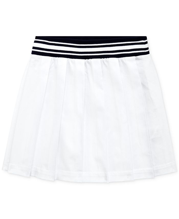 Polo Ralph Lauren Big Girls Pleated Chino Skirt - Macy's