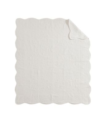 Tuscany Scalloped-Edge Throw, 60" x 72"