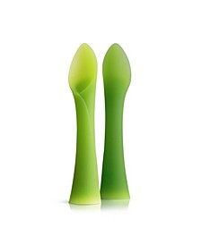 100% Silicone Soft-Tip Training Spoon For Baby Led Weaning 2 Pack