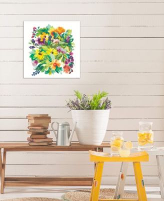 iCanvas "French Bouquet" By Kim Parker Gallery-Wrapped Canvas Print - 12" x 12" x 0.75"