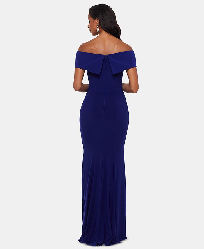 XSCAPE Petite Off-The-Shoulder Evening Gown & Reviews - Dresses - Petites - Macy's