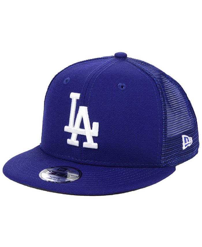 New Era Boys' Los Angeles Dodgers All Day Mesh Back 9FIFTY Snapback Cap ...