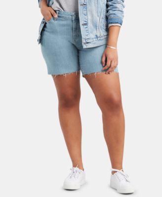 plus size levi shorts