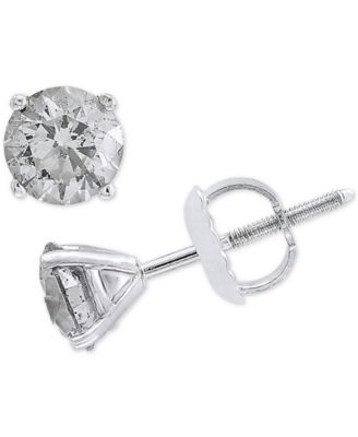EFFY® Diamond Stud Earrings (1 ct. t.w.) in 14k White Gold