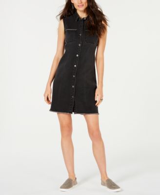 petite button up dress