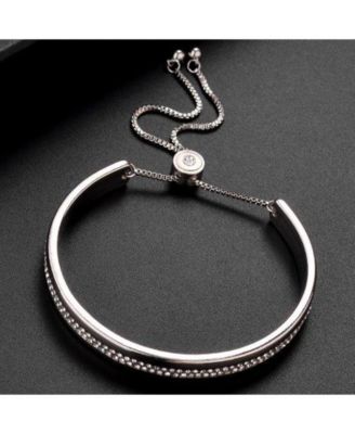 Bracelet with All Over Glass Accents