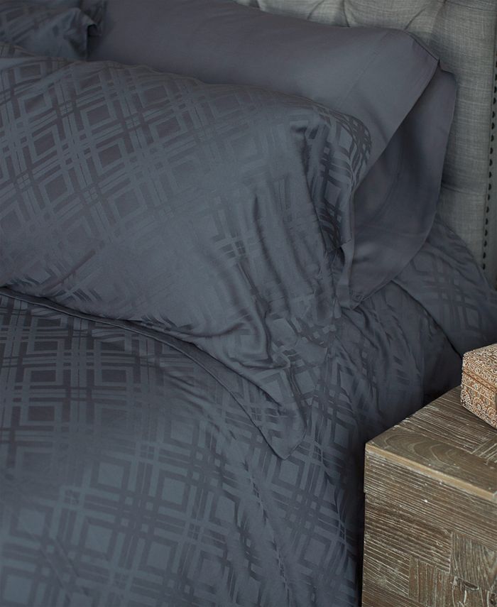 Cariloha Carihola Jacquard 3 Piece Queen Duvet Cover Set Macy's