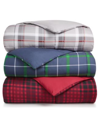 Martha Stewart Collection - Reversible Plaid Full/Queen Comforter