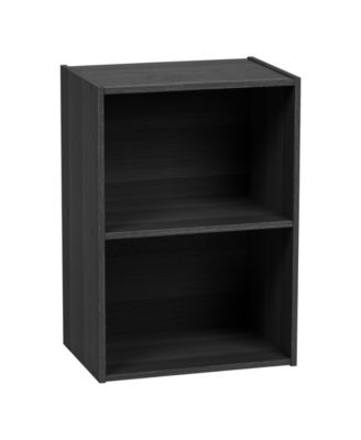 IRIS USA 2-Tier Wood Storage Shelf