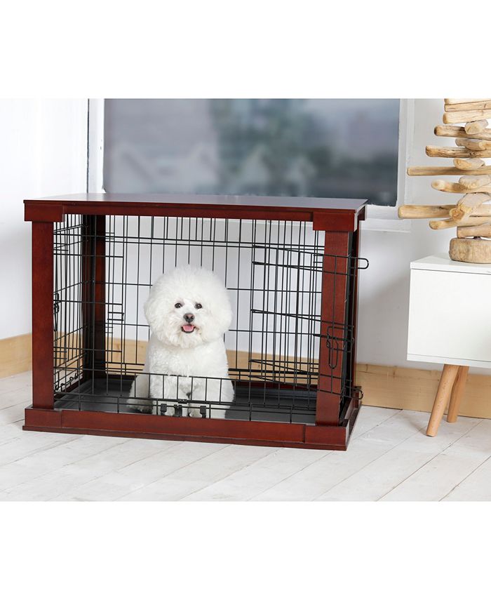 zoovilla Cage with Crate Cover ,Mahogany, Large Macy's