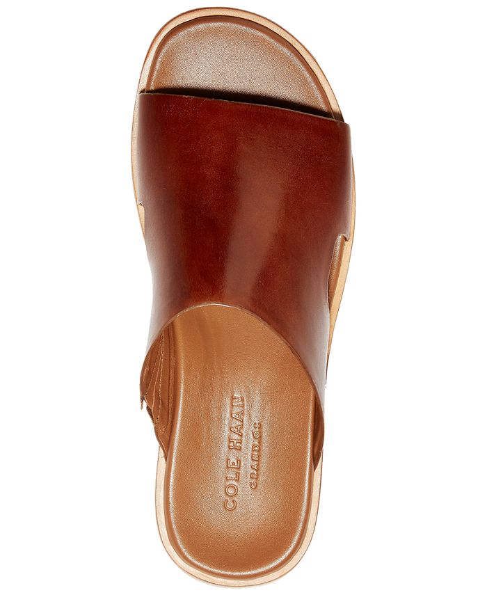 cole haan goldwyn leather slides