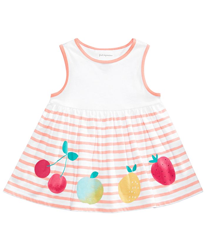First Impressions Toddler Girls Fruity Striped Tunic, Created for Macy ...