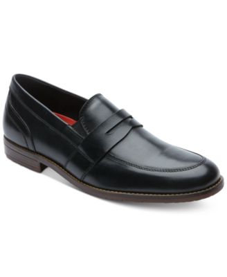 rockport black loafers