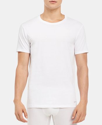 Calvin Klein Men's 5-Pk. Cotton Classics Neck Undershirts, Created for