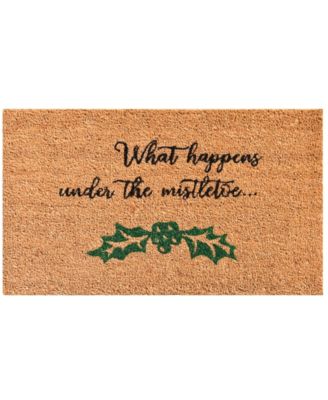 Home & More - Mistletoe 17" x 29" Coir/Vinyl Doormat