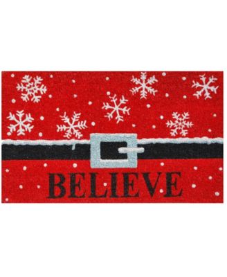 Home & More - Believe 17" x 29" Coir/Vinyl Doormat