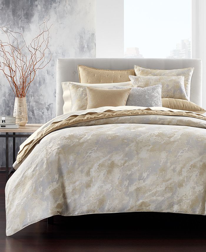 Hotel Collection Metallic Stone Bedding Collection, Created for Macy's &  Reviews - Designer Bedding - Bed & Bath - Macy's