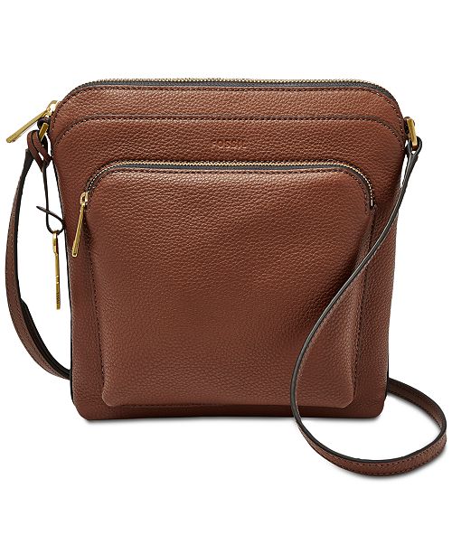 Fossil Cindy Leather Crossbody & Reviews - Handbags & Accessories - Macy&#39;s