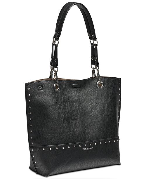 Calvin Klein Sonoma Stud Tote & Reviews - Handbags & Accessories - Macy's