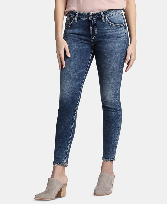Silver Jeans Co. Silver Jeans Avery Ankle Skinny Jeans - Macy's