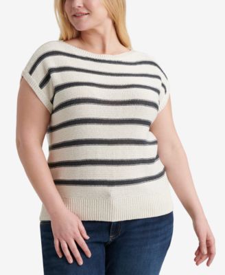 Lucky Brand - Plus Size Striped Sweater